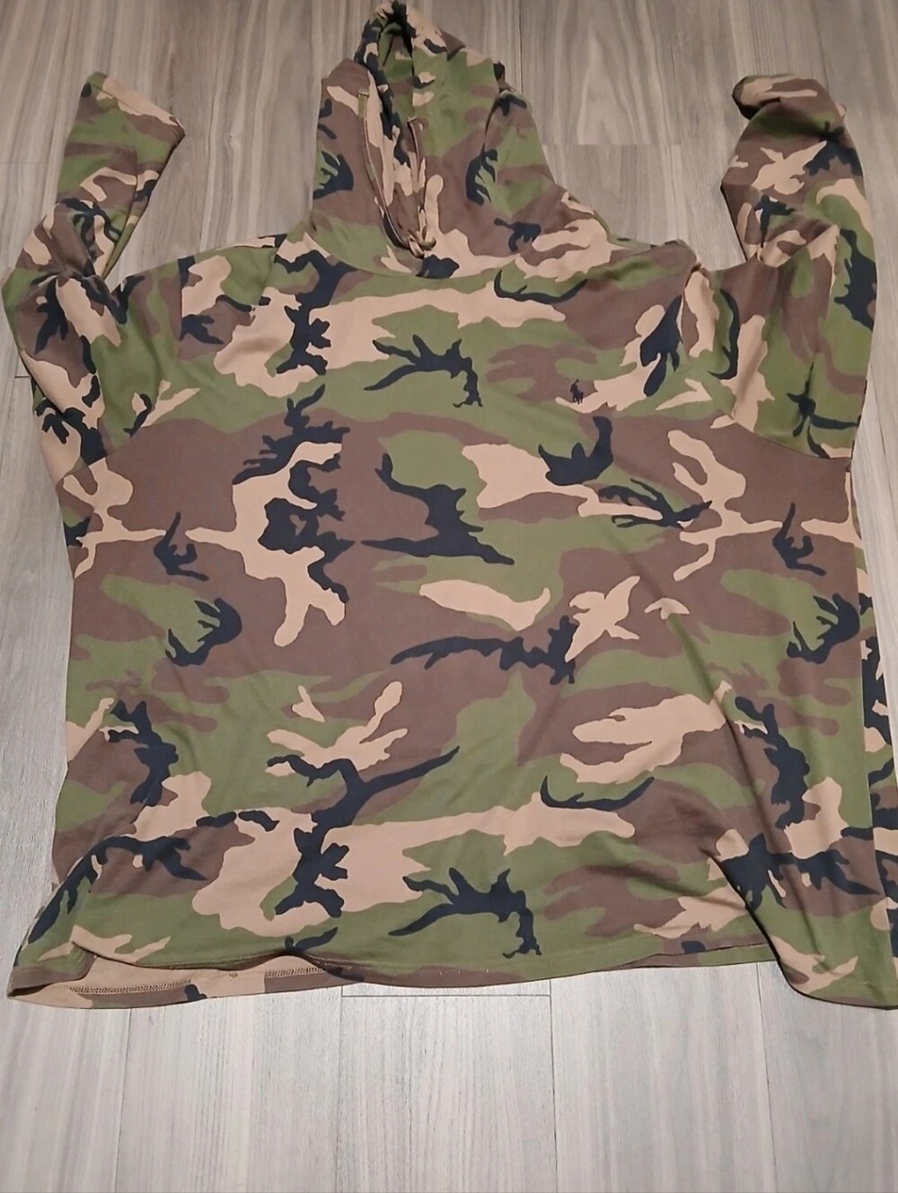 3xb Polo by Ralph Lauren Camo Hooded Pullover